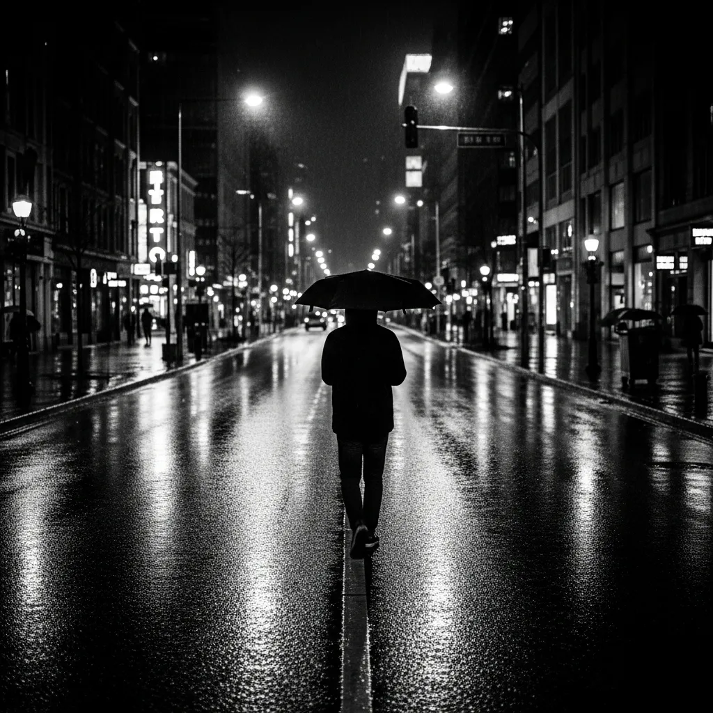 Black and white photography by student